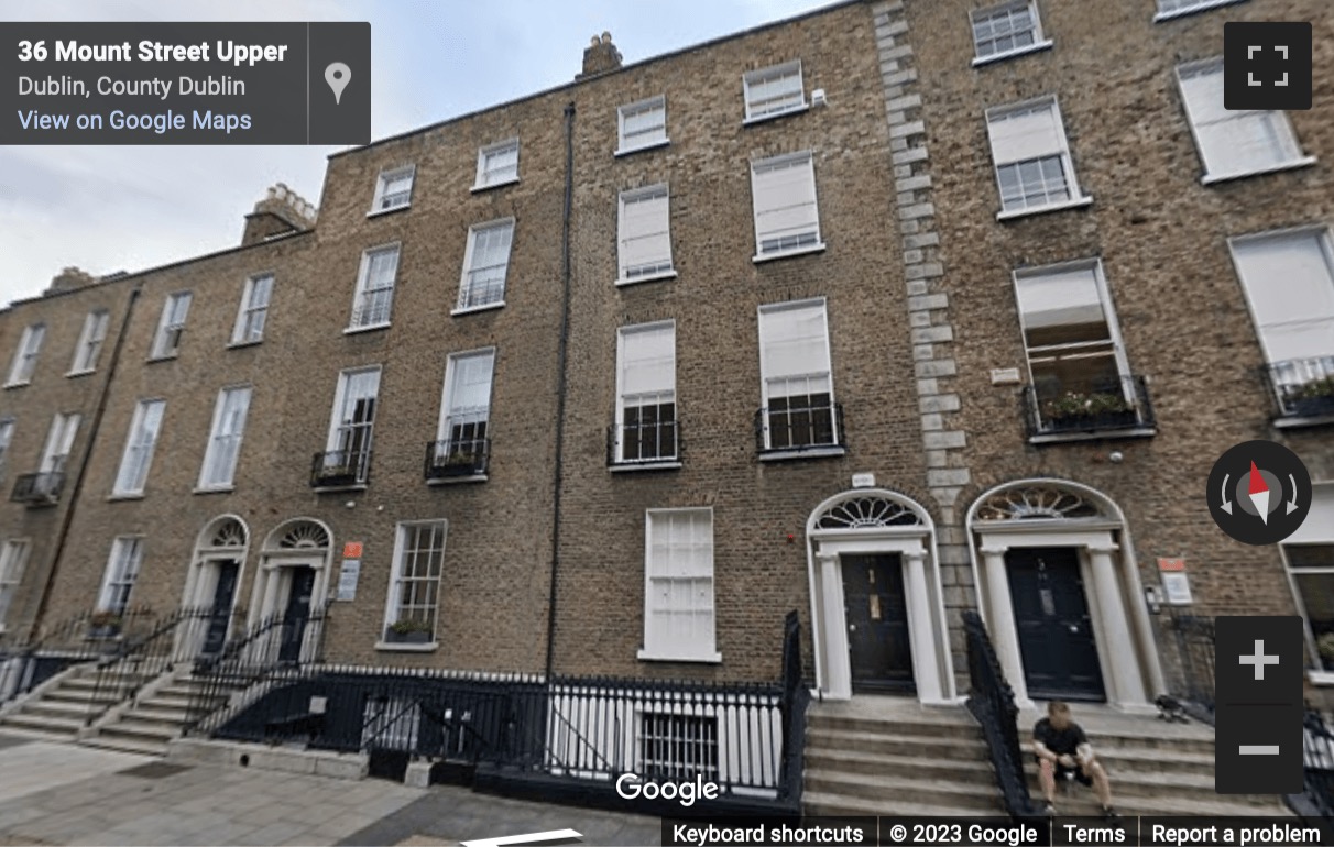 Street View image of 29 Mount Street Upper, Dublin