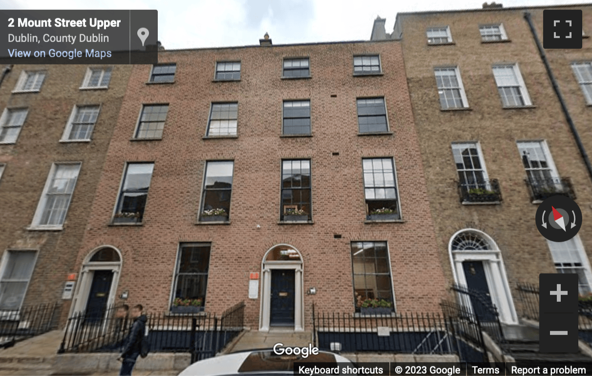 Street View image of 6 Mount Street Upper, Dublin