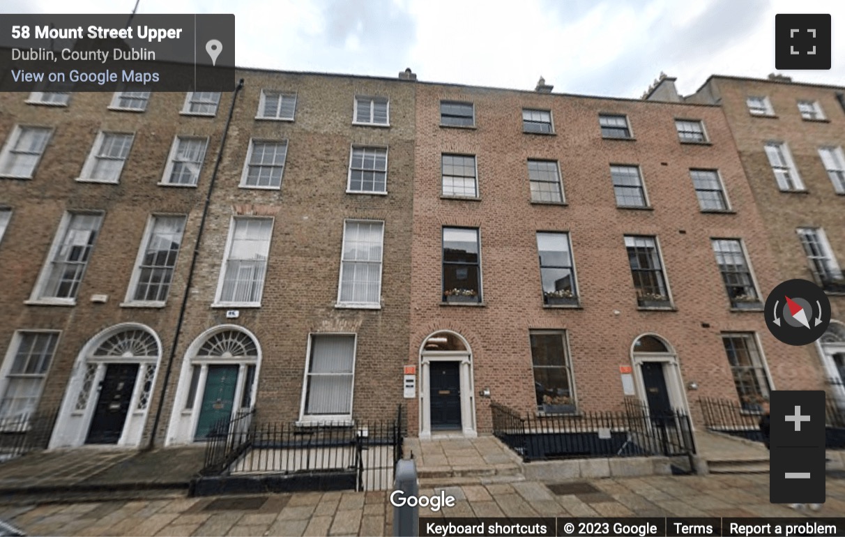 Street View image of 5 Mount Street Upper, Dublin