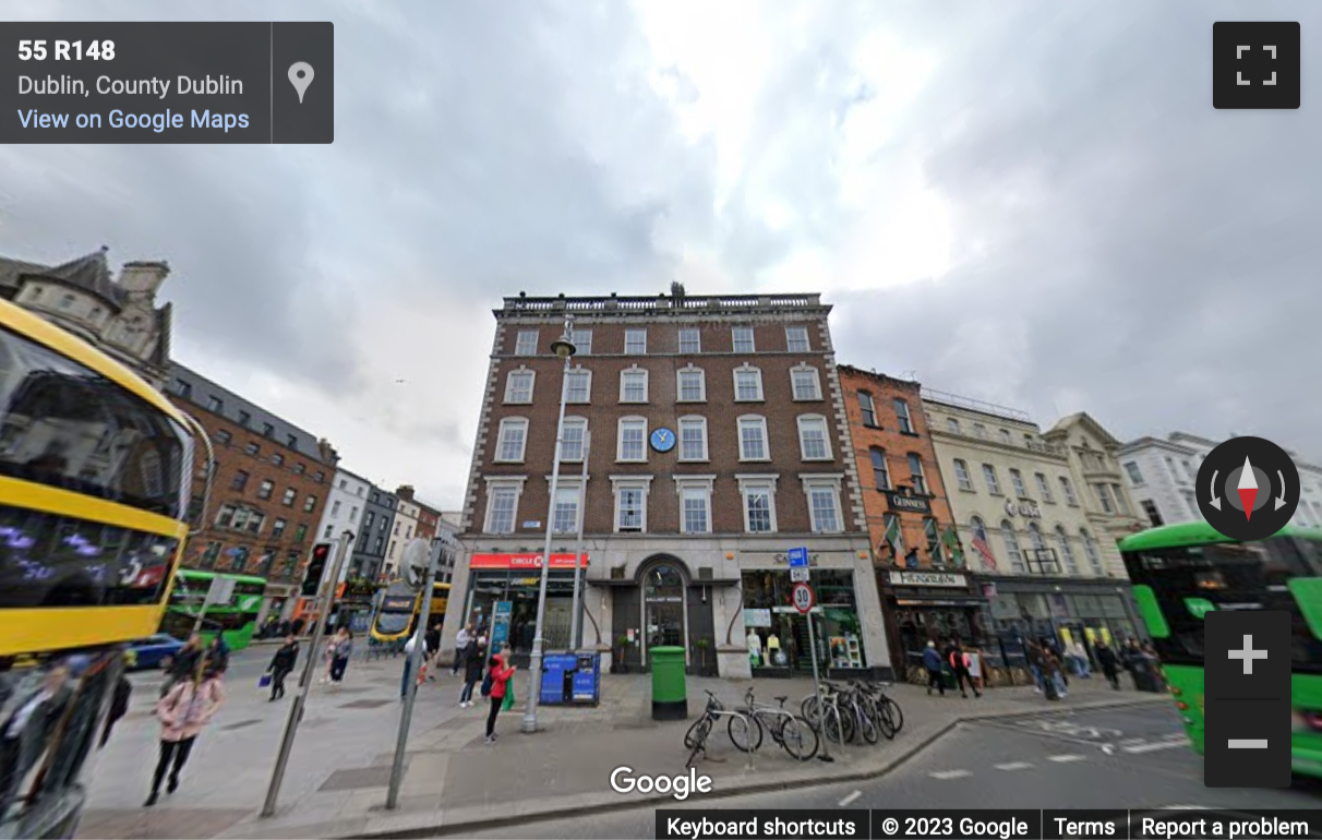 Street View image of Ballast House, Westmoreland Street, Dublin