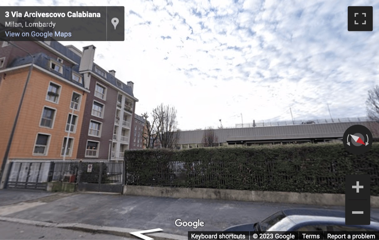 Street View image of Via Arcivescovo Calabiana, 6, Milano, MI, Italia