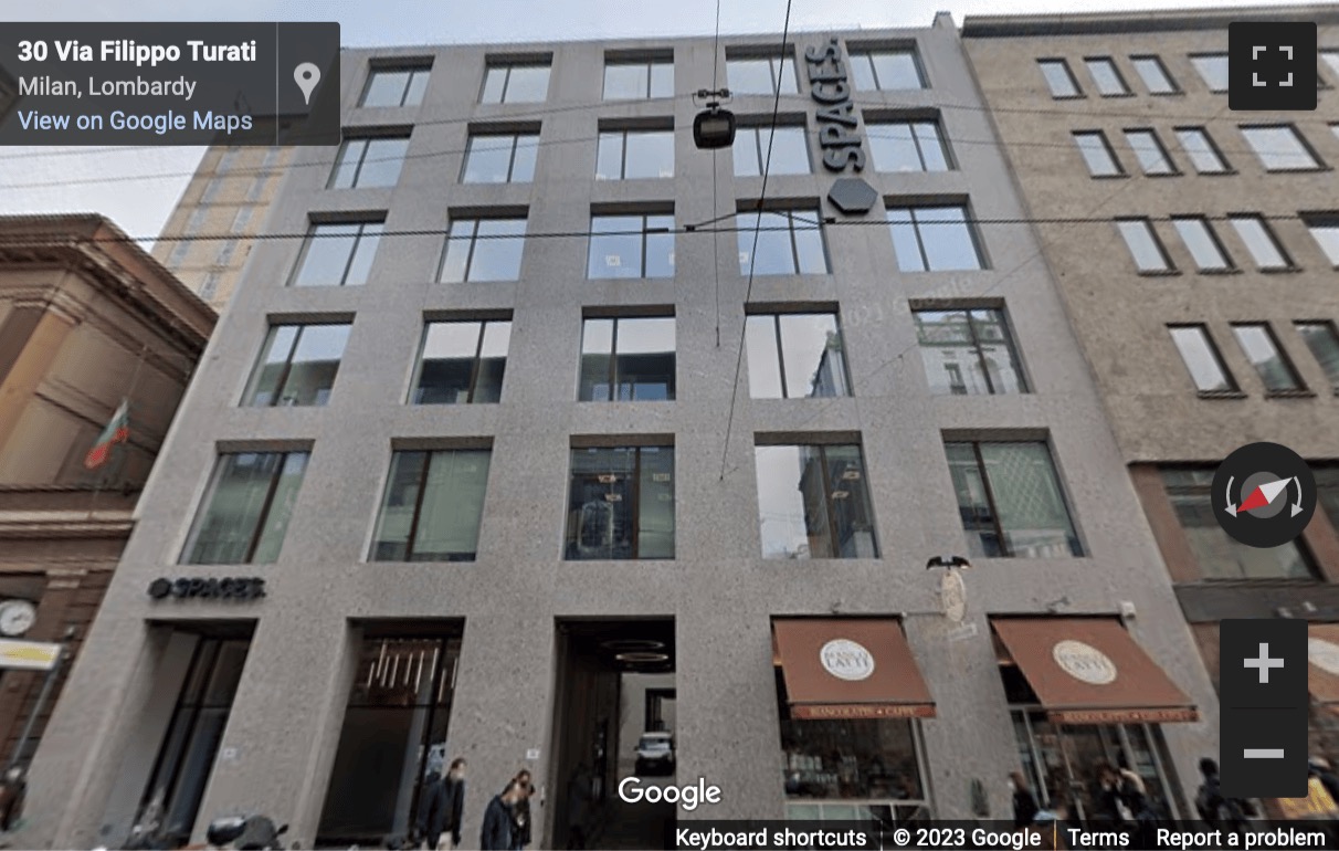 Street View image of Via Filippo Turati 30, Milan