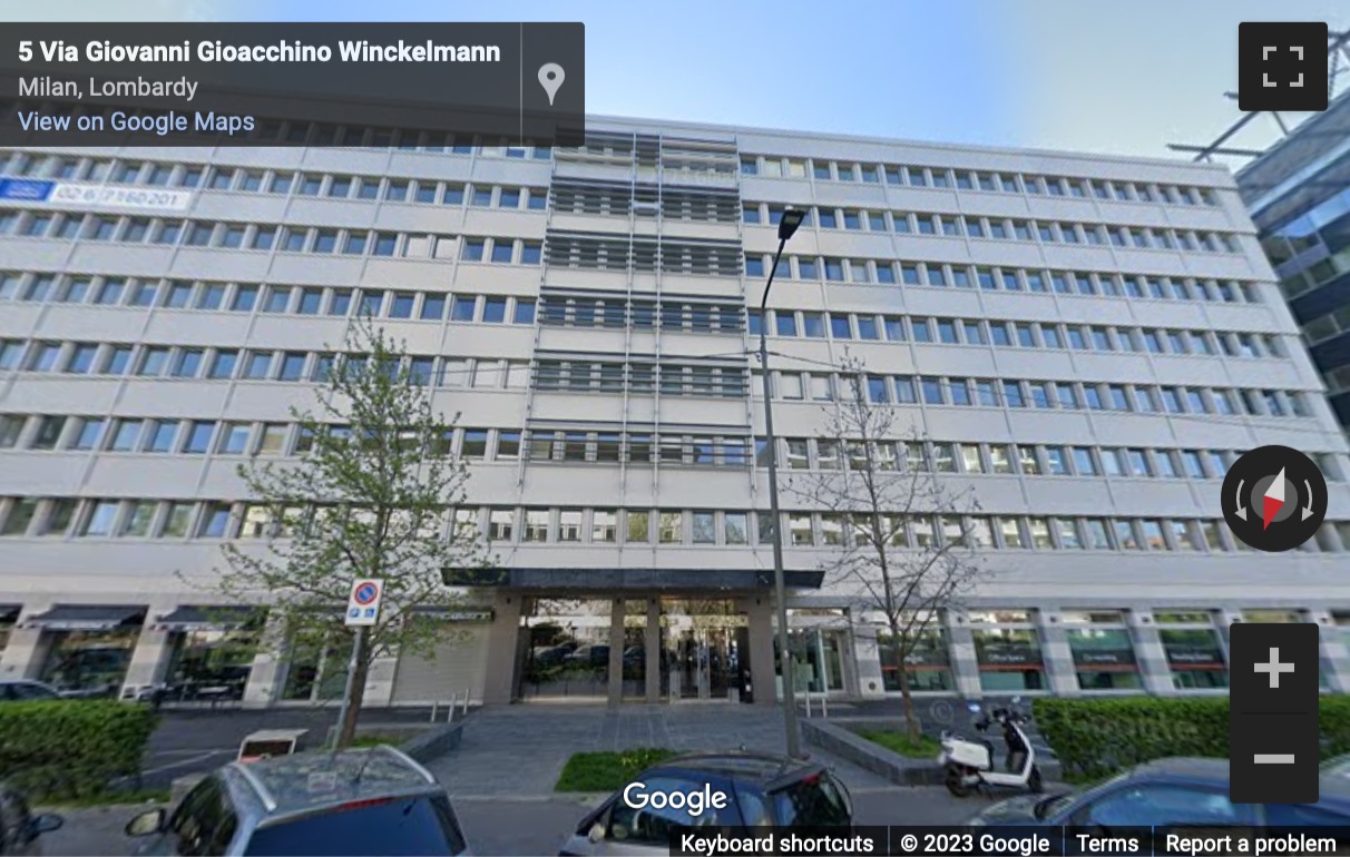 Street View image of Via Giovanni Gioacchino Winckelmann, 1, Milan