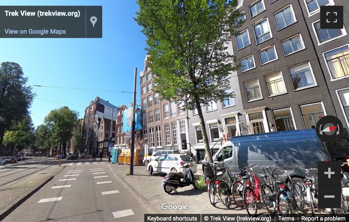 Street View image of Nieuwezijds Voorburgwal 296, 298, Amsterdam, North Holland