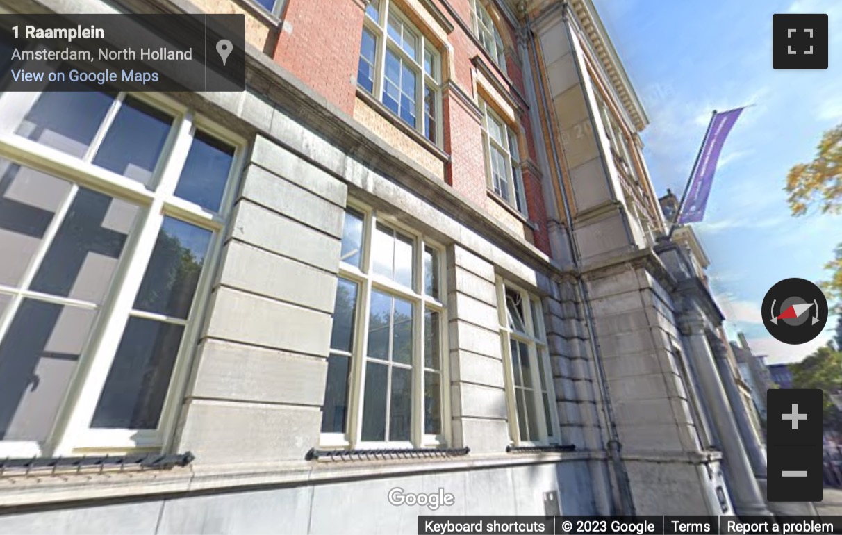 Street View image of Raamplein 1, Amsterdam, North Holland