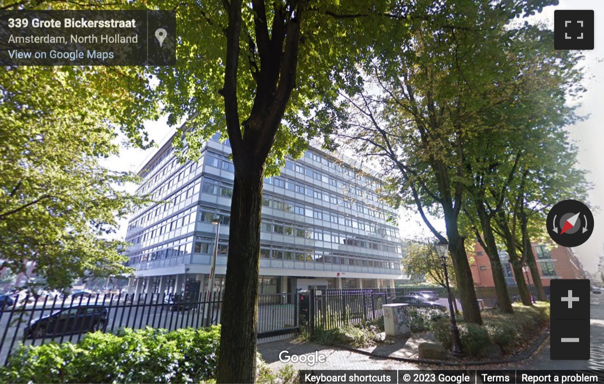 Street View image of Grote Bickersstraat 74-78, Amsterdam, North Holland