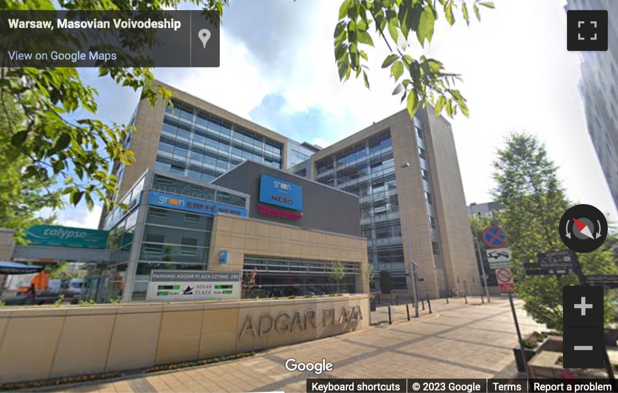 Street View image of Adgar Plaza A, Postępu 17A, Warsaw