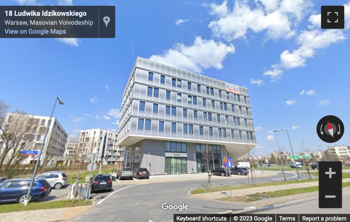 Street View image of Idzikowskiego 16, Masovia, Warsaw