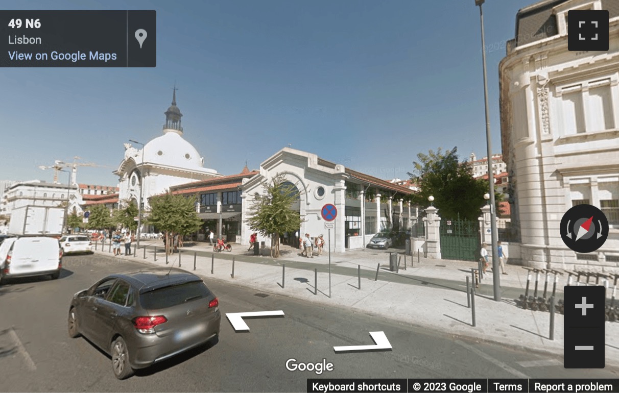 Street View image of Time Out Market Lisboa, Mercado da Ribeira, Avenida 24 de Julho, Lisbon