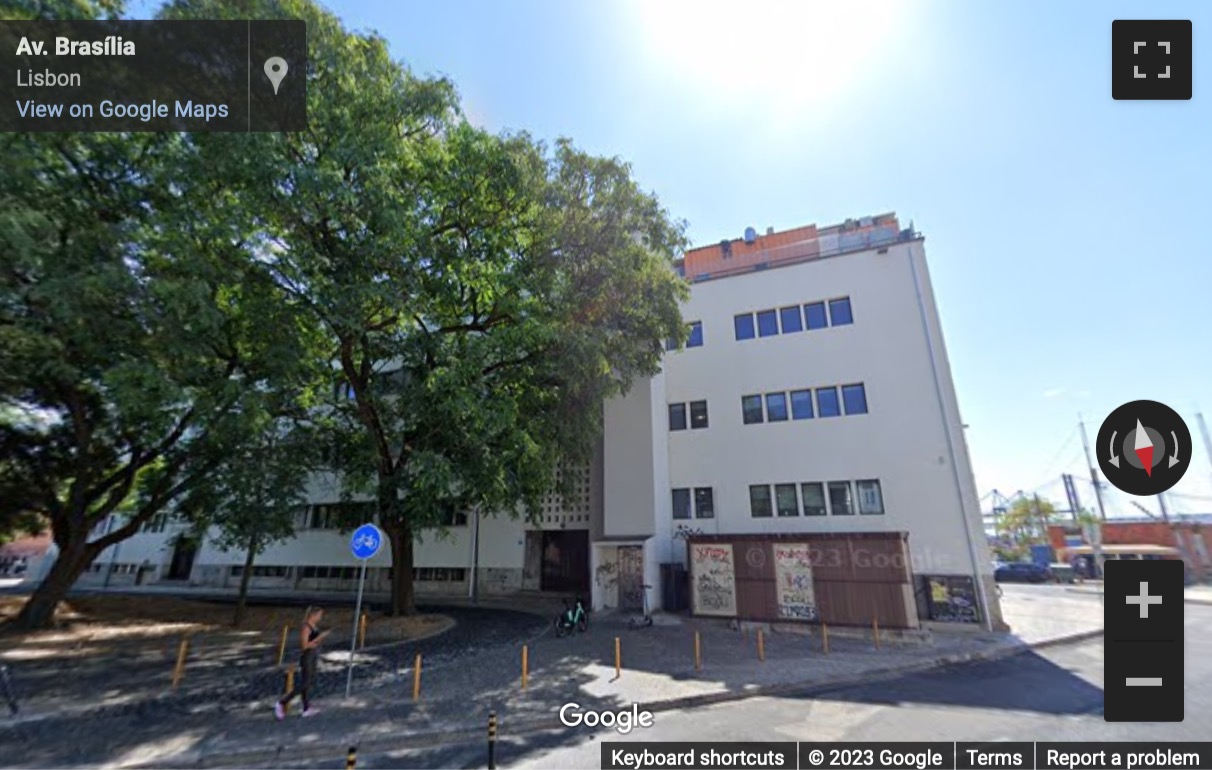 Street View image of Edifício LACS, Rocha Conde de Óbidos, Lisbon