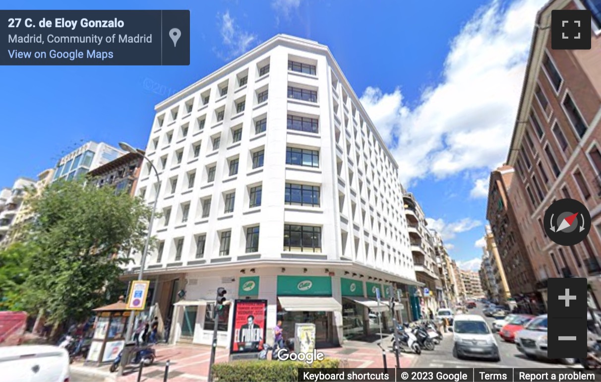 Street View image of Calle Eloy Gonzalo, 27, 28010 Madrid, Spain