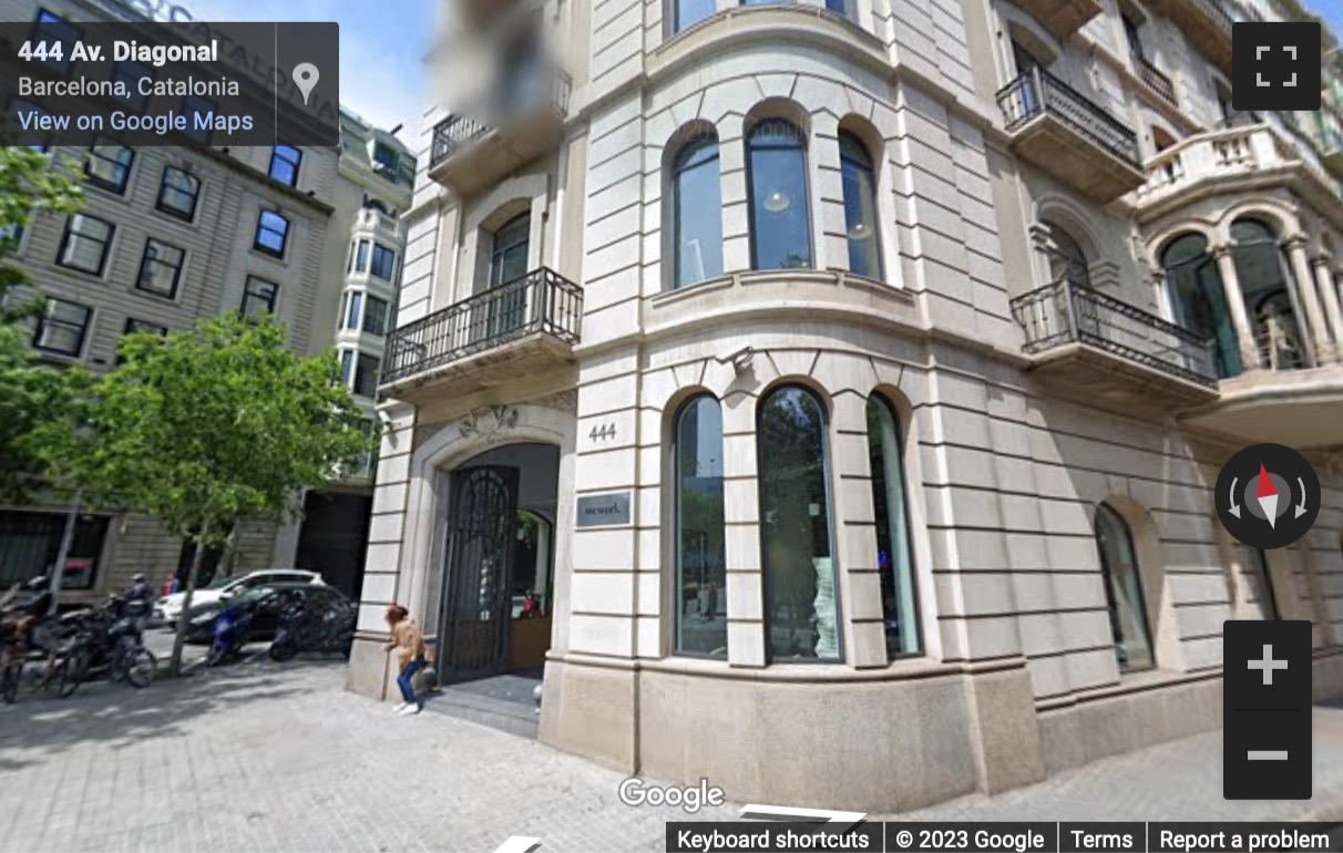 Street View image of Avinguda Diagonal 444, Barcelona