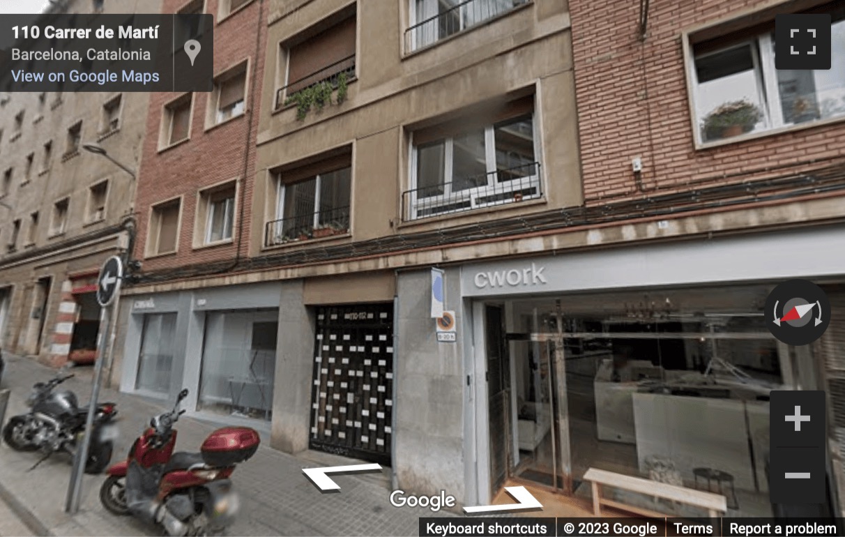 Street View image of carrer Martí 110, Barcelona