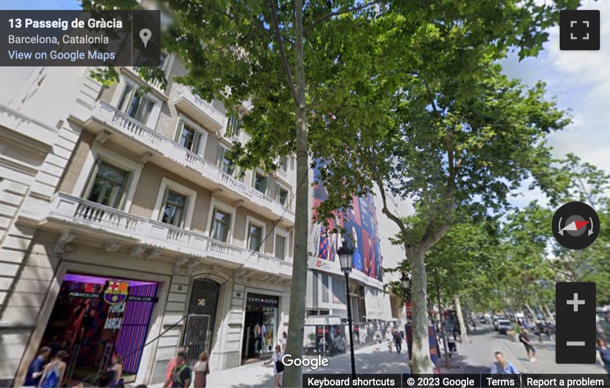 Street View image of Passeig de Gràcia 17, Barcelona