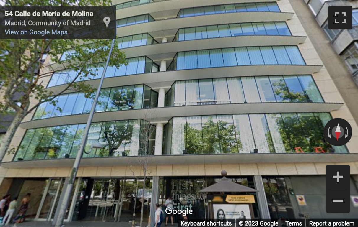 Street View image of Calle Maria de Molina 54, Madrid