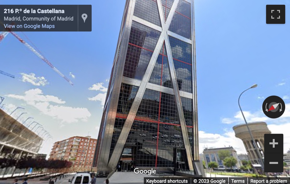 Street View image of Paseo de la Castellana, 216, Madrid