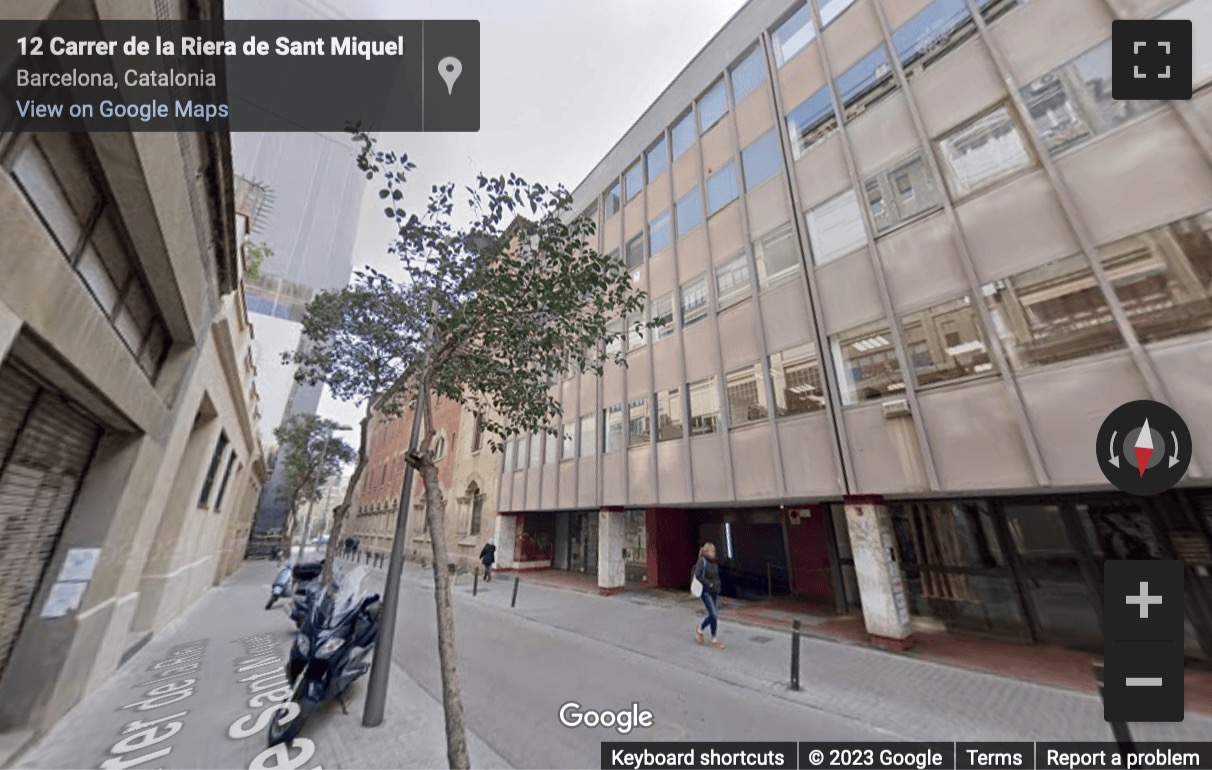 Street View image of Riera de Sant Miquel 1 BIS, Barcelona