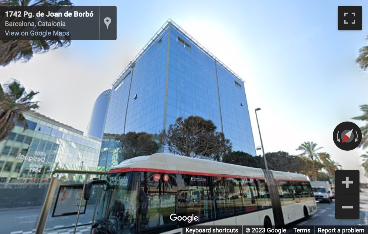 Street View image of Passeig de Joan de Borbó 99, Barcelona