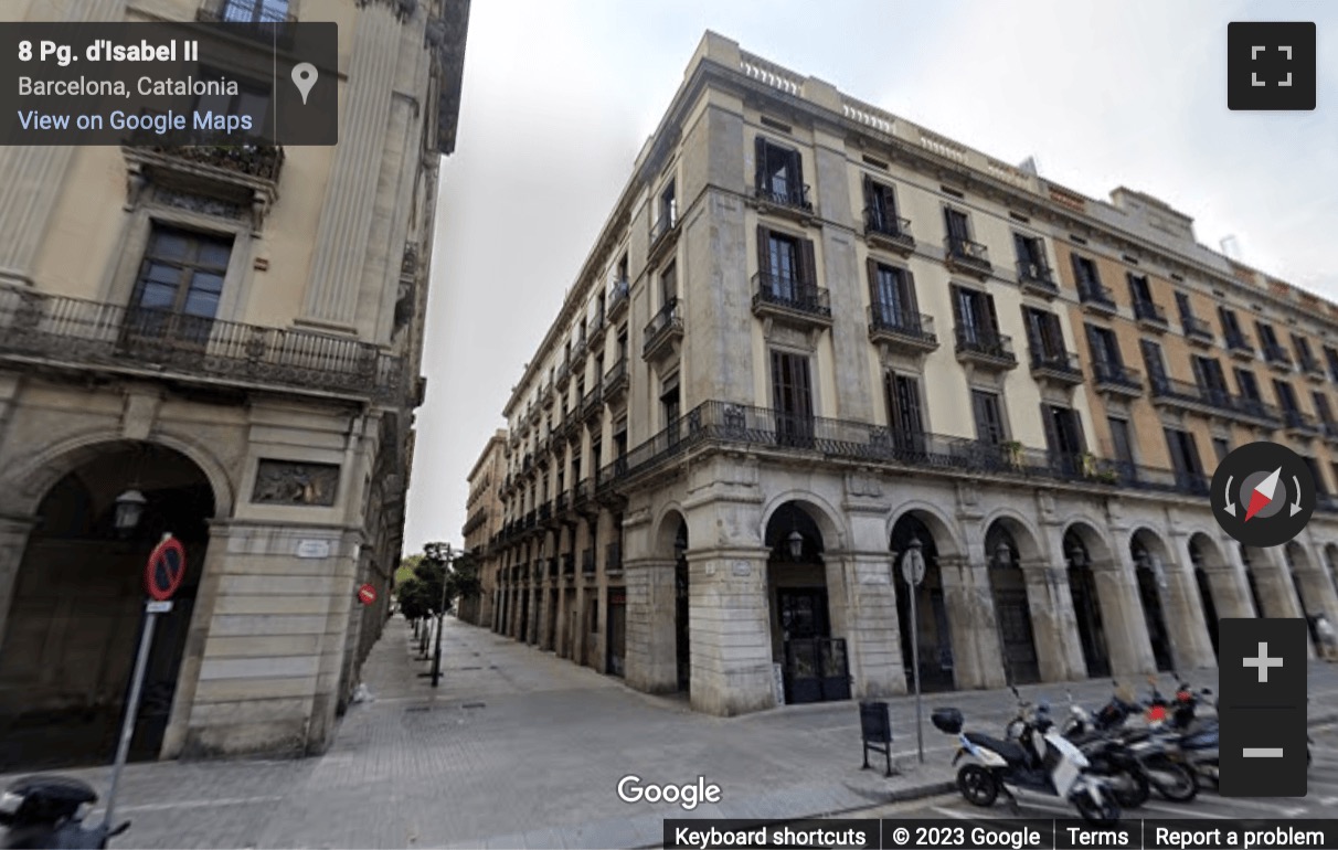 Street View image of Passeig Isabell, 6 local, Barcelona