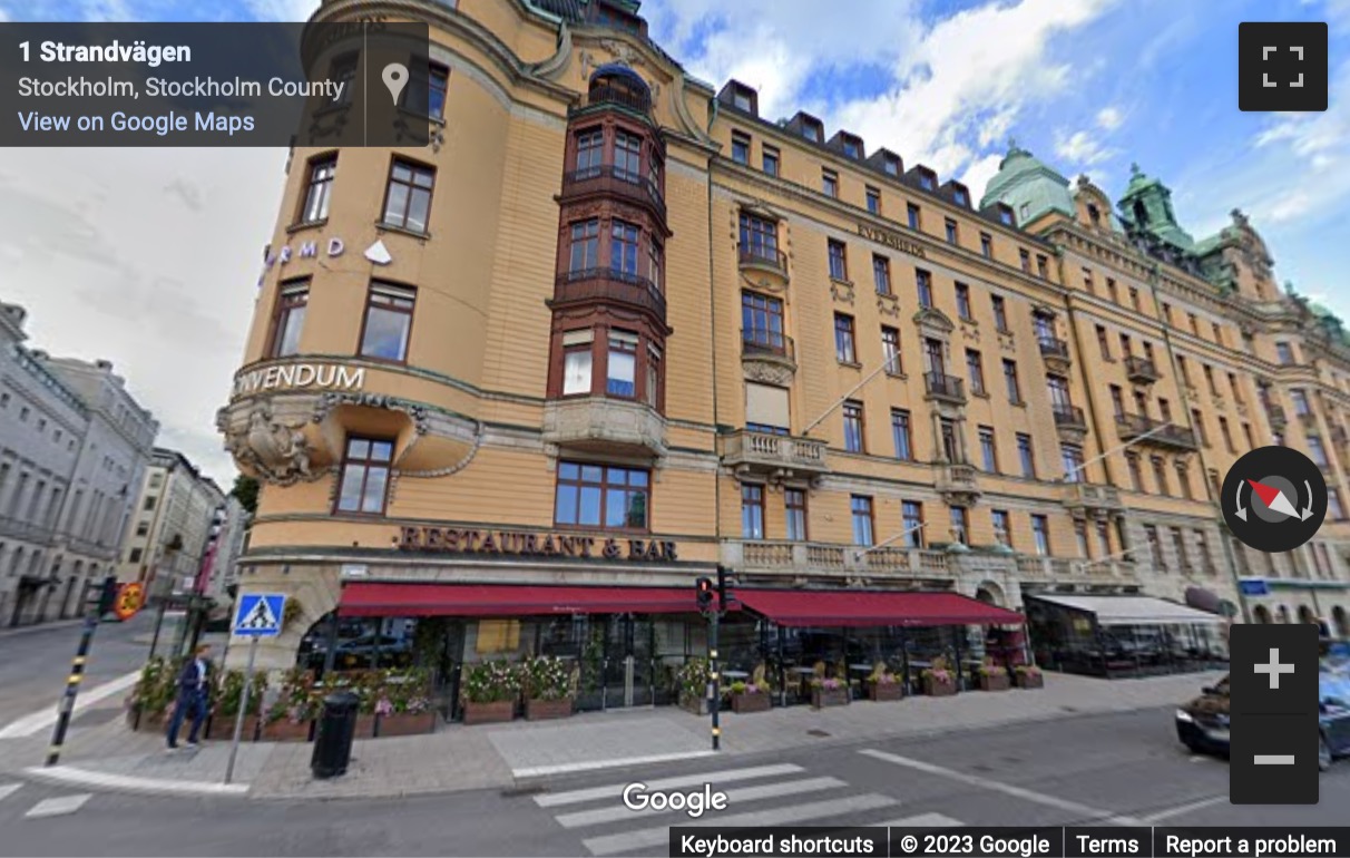 Street View image of Strandvägen 1, Stockholm