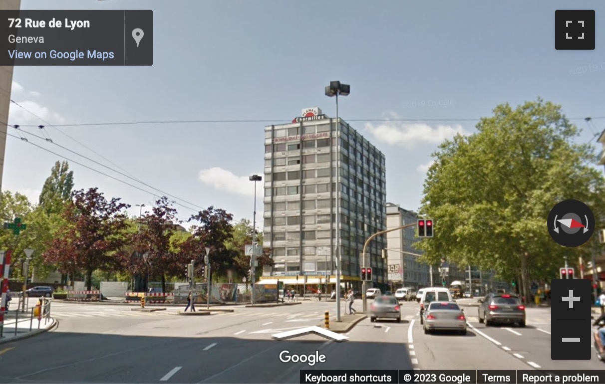 Street View image of Rue de Lyon 77, Geneva, Switzerland