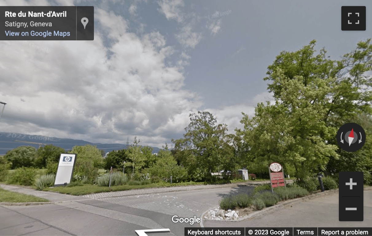 Street View image of Rue du Nant D’avril 150, Meyrin