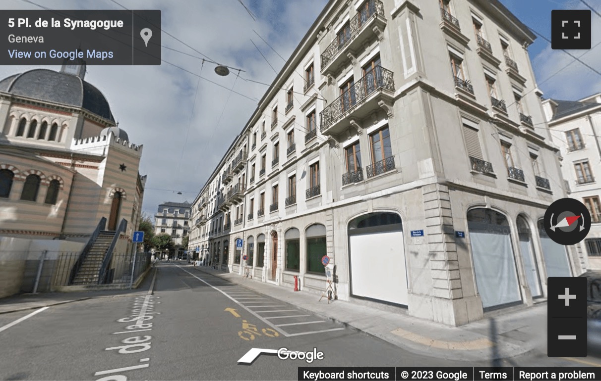 Street View image of Place de la Synagogue 5, Geneva