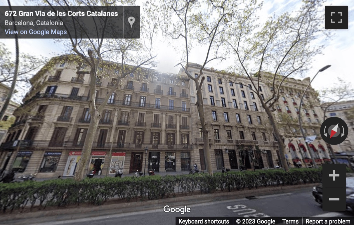 Street View image of Gran Via de les Corts Catalanes 672, Barcelona