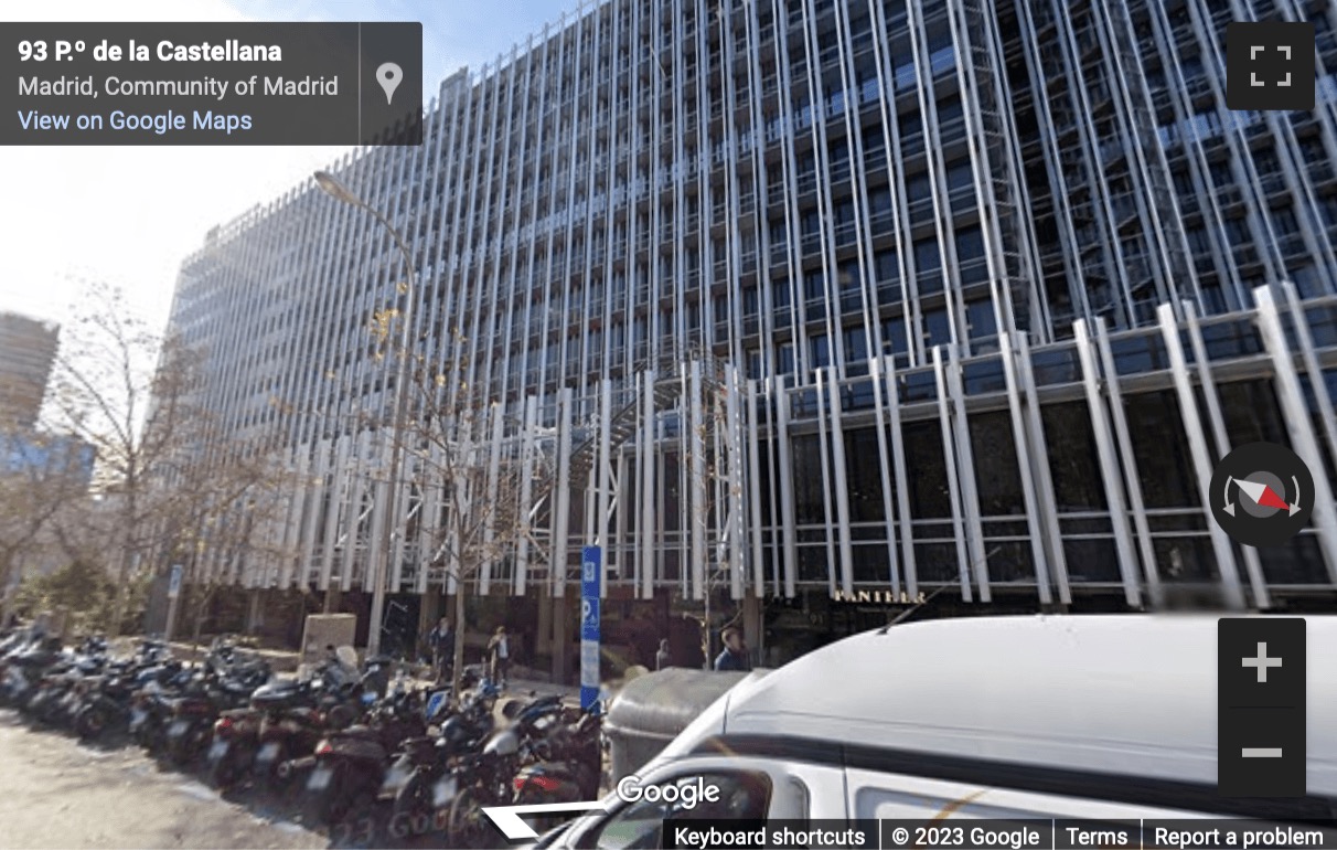 Street View image of Paseo de la Castellana, 91, 2nd floor, Madrid