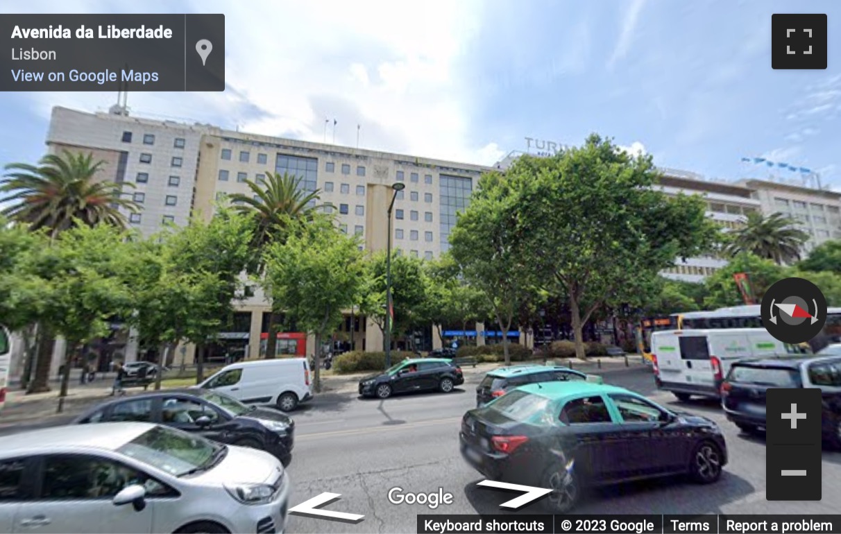 Street View image of Avenida da Liberdade 245, 4º A, Lisbon