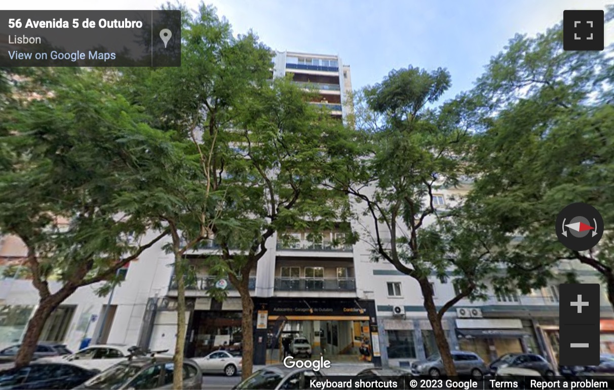 Street View image of Avenida 5 de Outubro, 75, 7th Floor, Lisbon