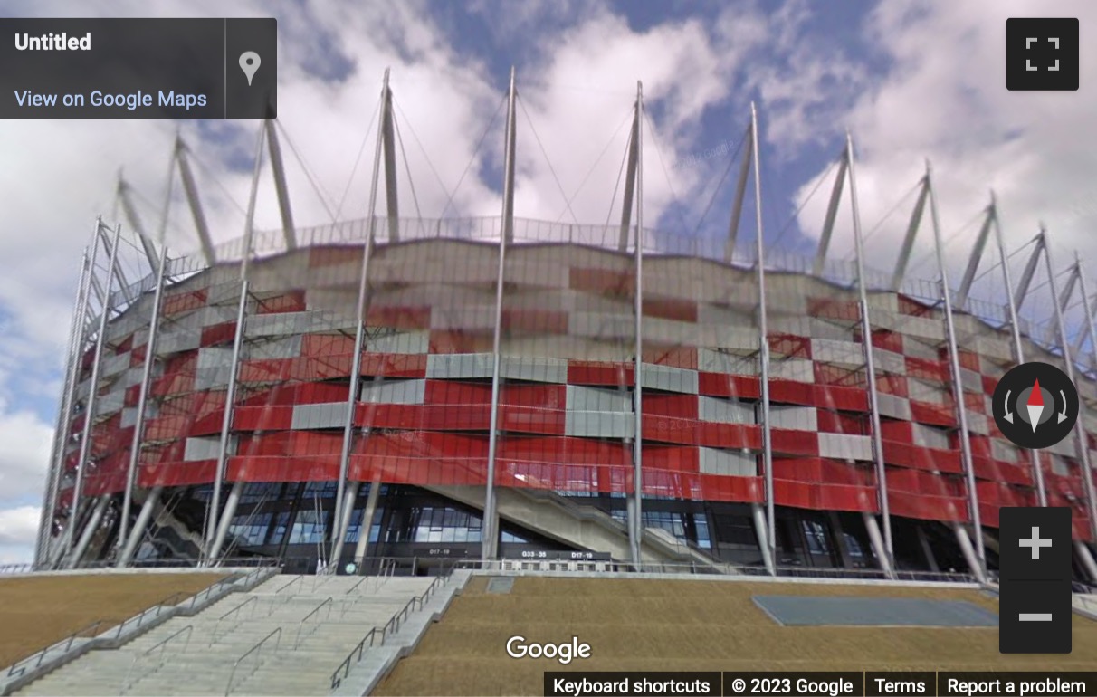 Street View image of PGE Narodowy, Al. Ks. J. Poniatowskiego 1, Warsaw