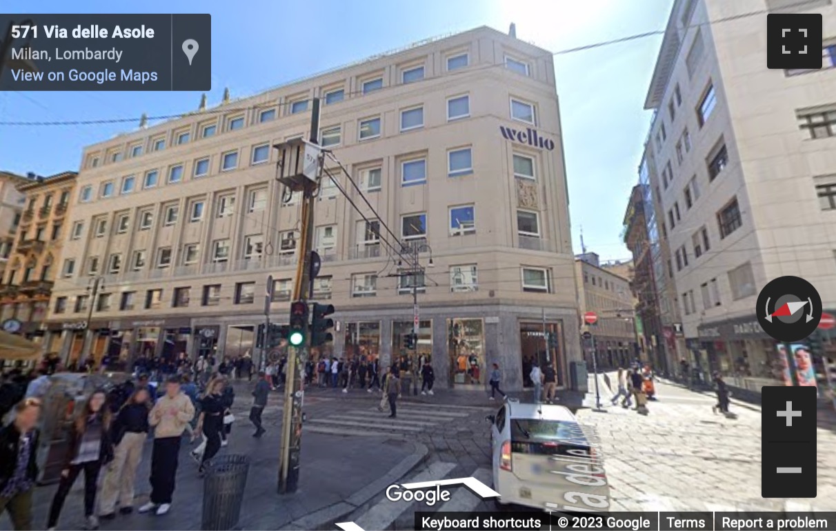 Street View image of Via dell’Unione 1, Milan