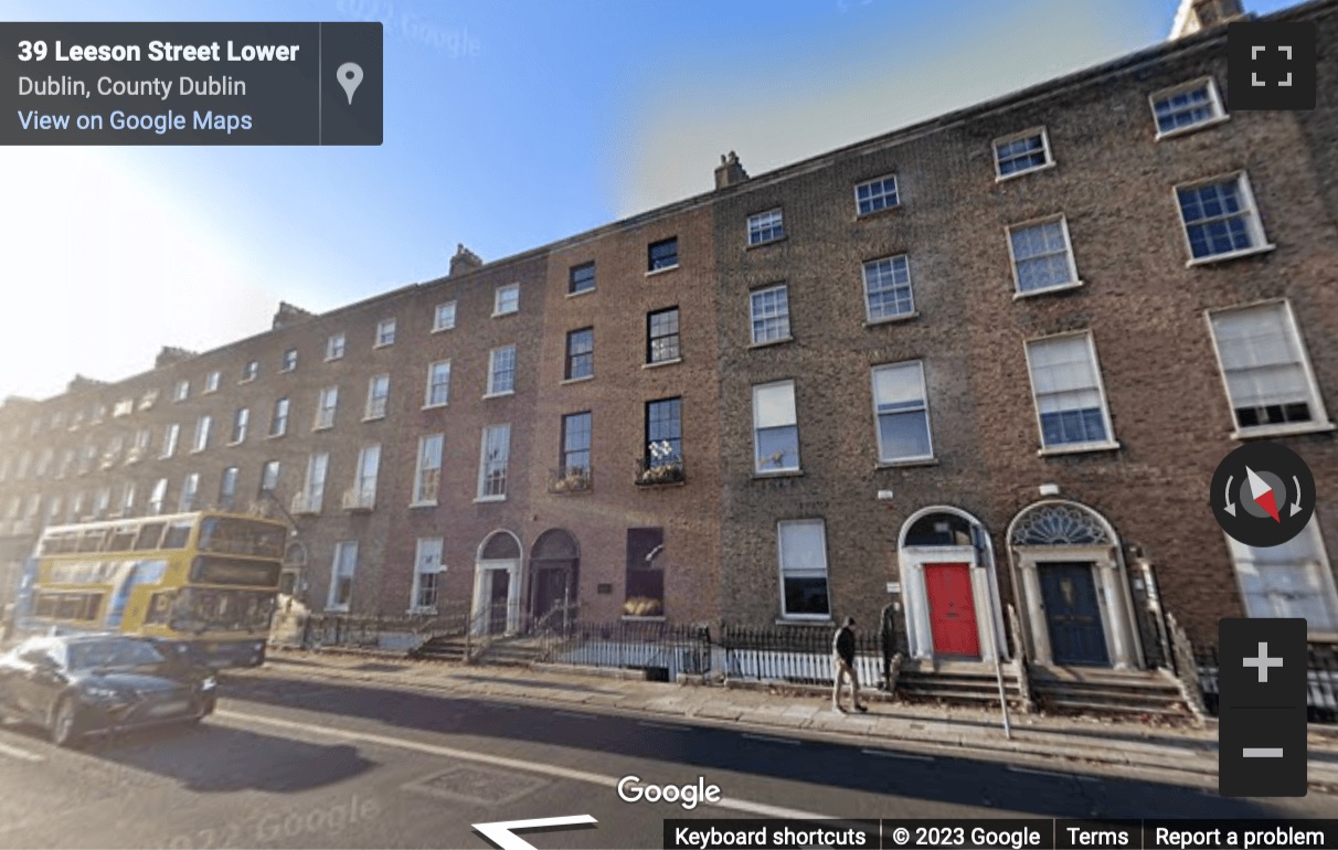 Street View image of 41 Leeson Street Lower, Dublin