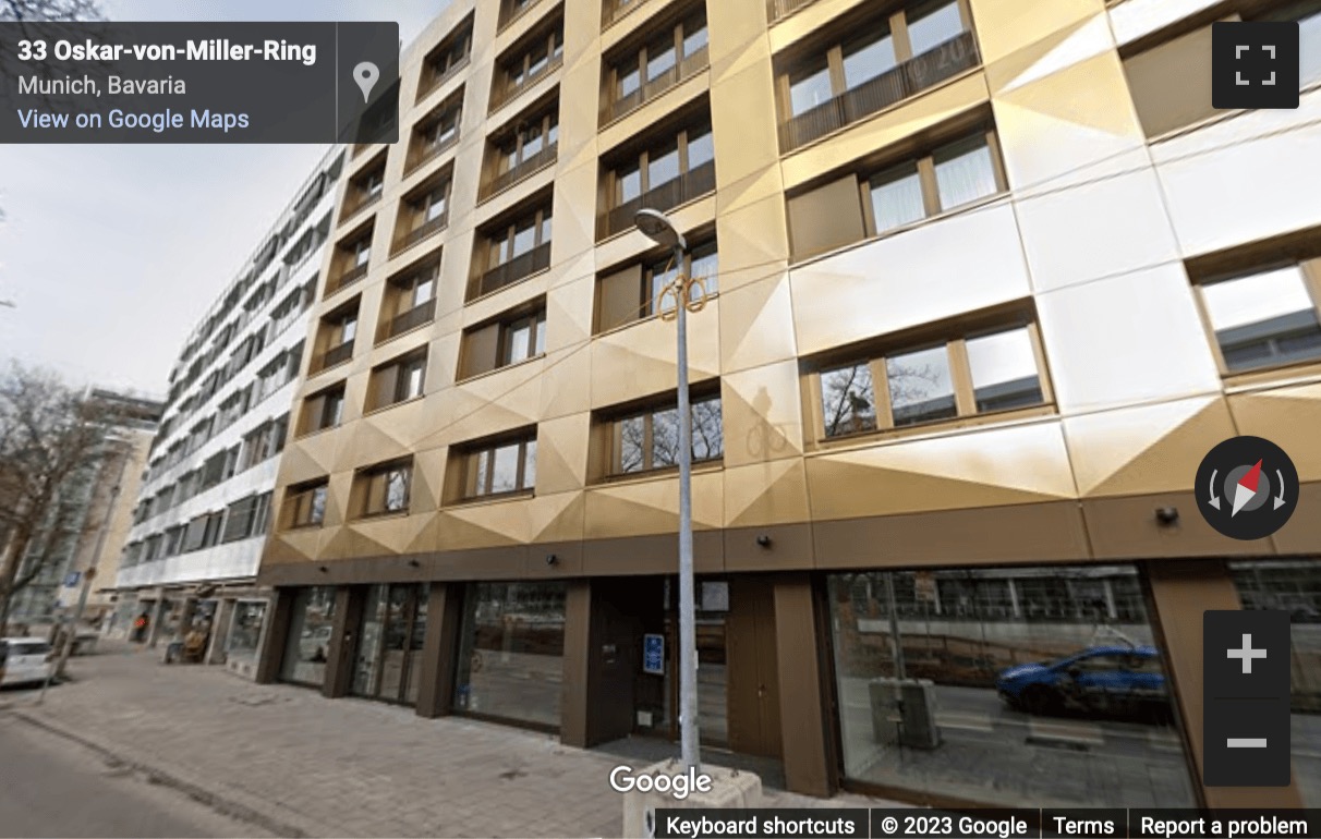 Street View image of Oskar-von-Miller-Ring 33, Munich, Bavaria