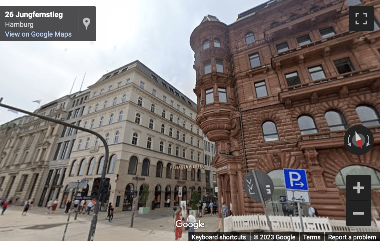 Street View image of Große Bleichen 1-3, Hamburg, Schleswig Holstein