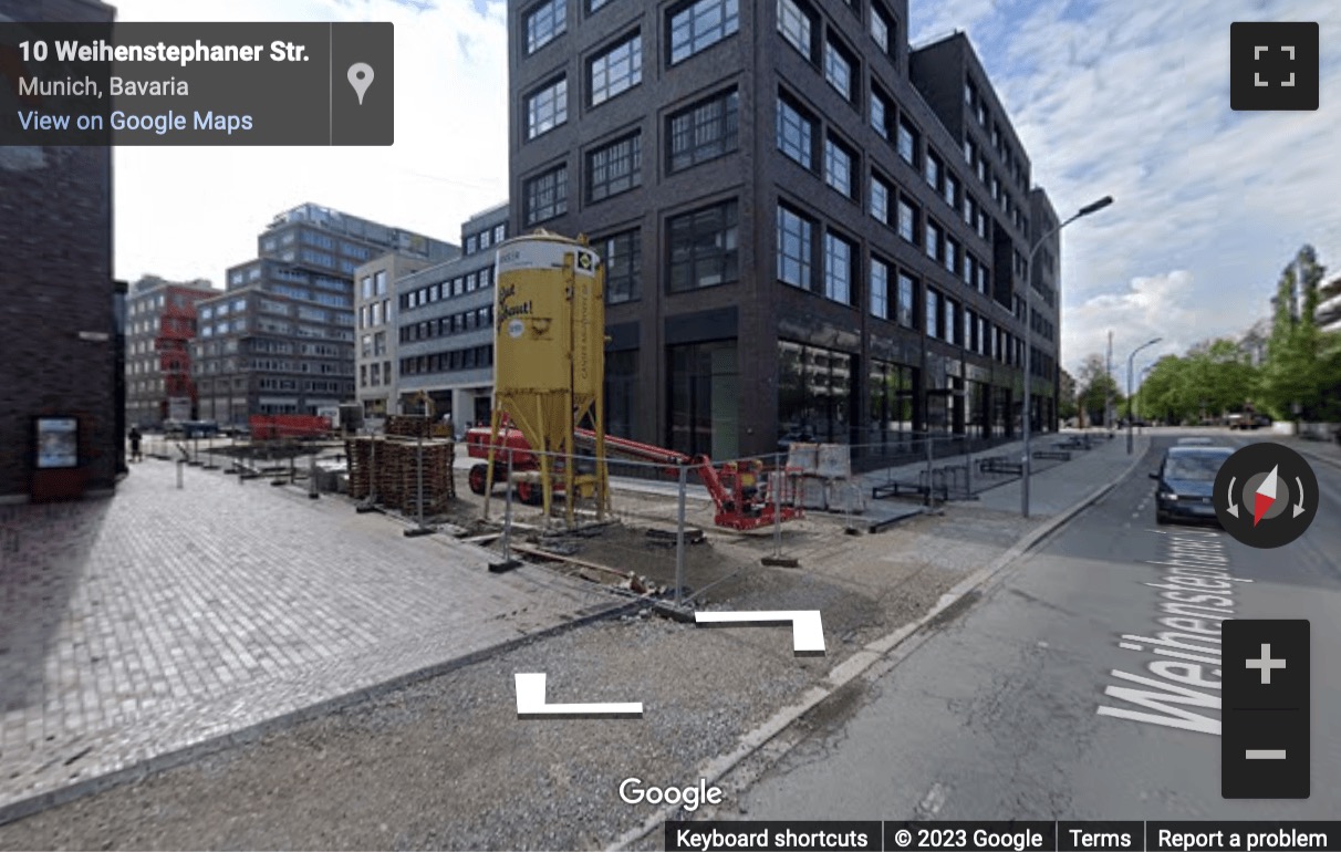 Street View image of Weihenstephaner Str. 28-30, Munich, Bavaria