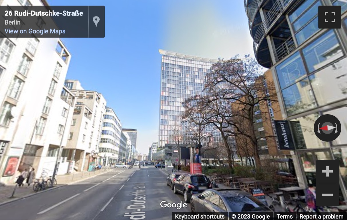 Street View image of Rudi Dutschke Strasse 23, Berlin, Berlin State