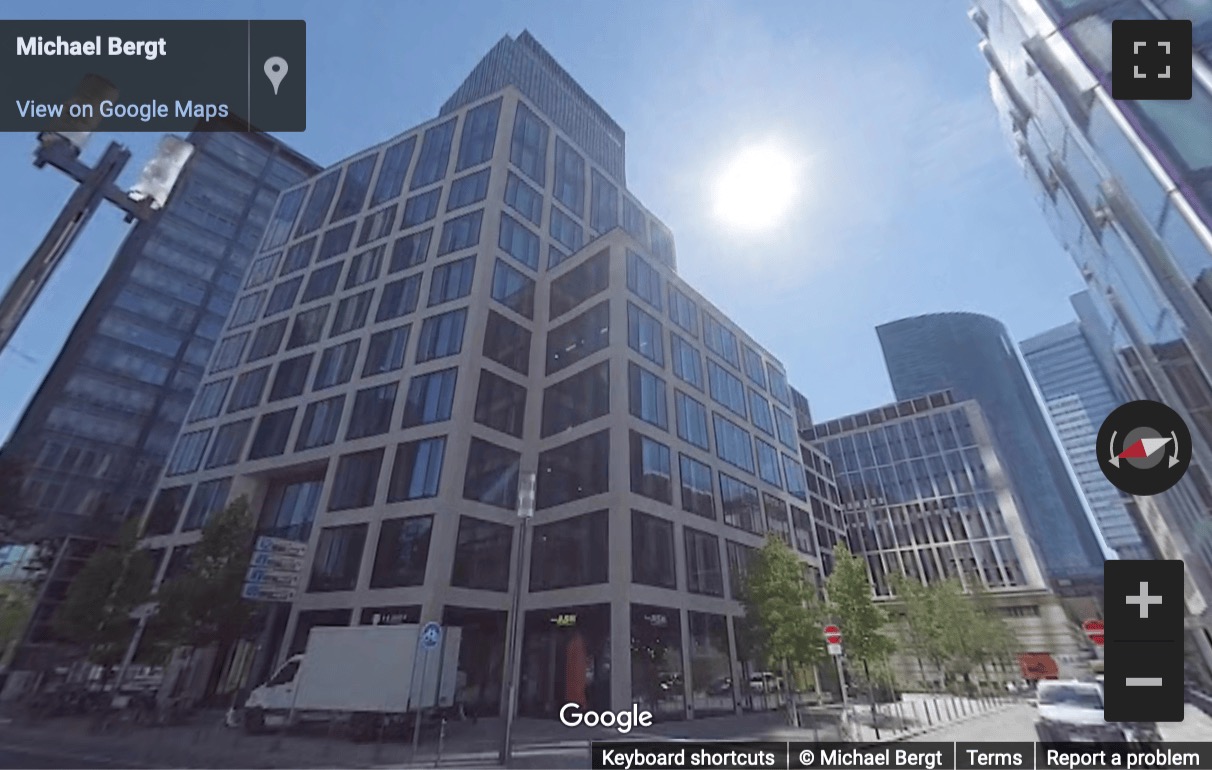 Street View image of Mainzer Landstrasse 1, Frankfurt, Hessen