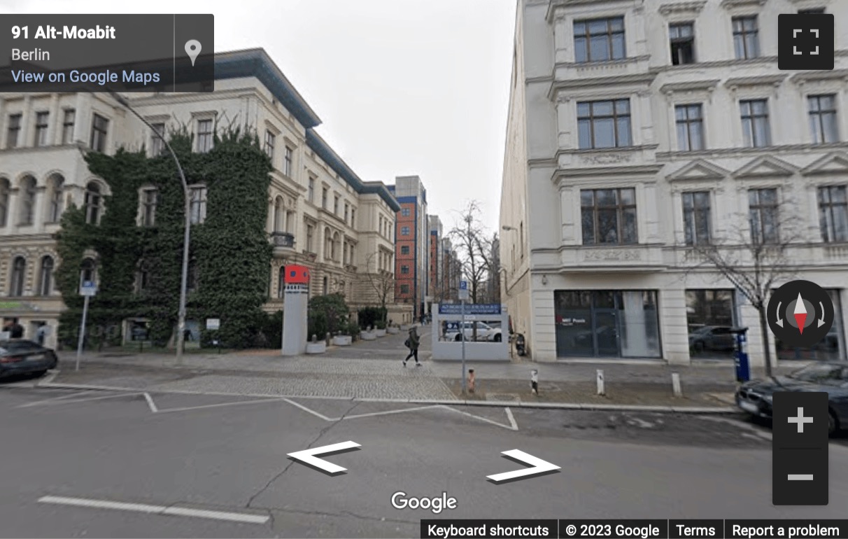 Street View image of Alt-Moabit 91B, Berlin, Berlin State