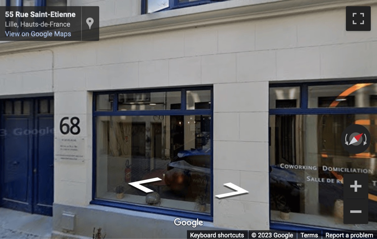 Street View image of 68 rue Saint Etienne, Lille, Nord