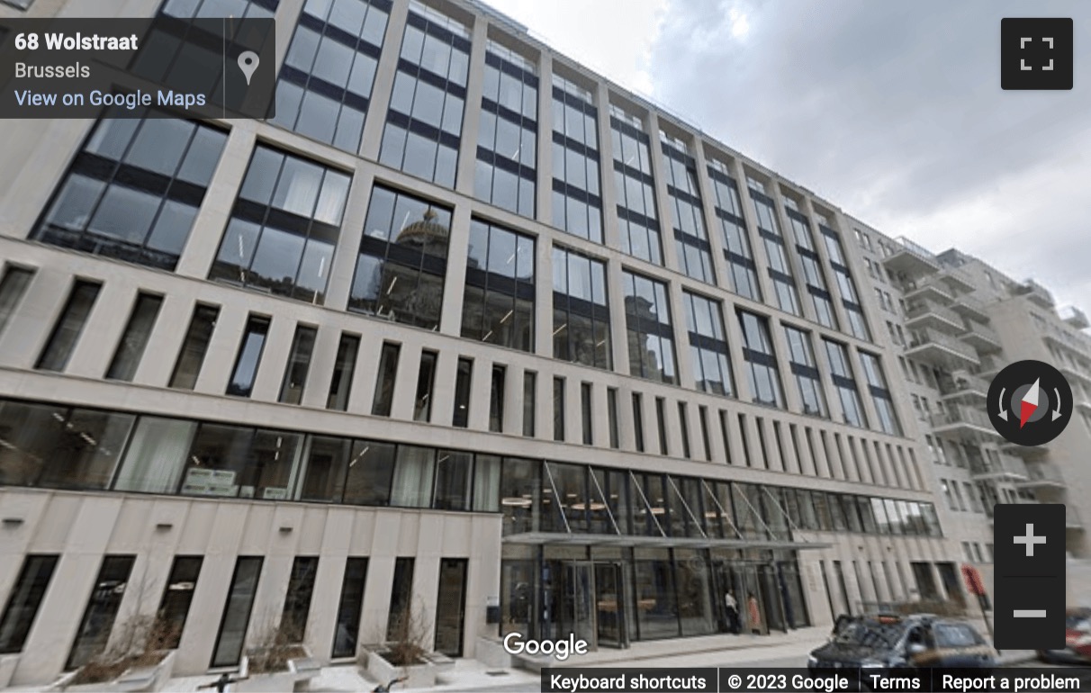 Street View image of Court of Justice, Rue aux Laines 68-72, Brussels