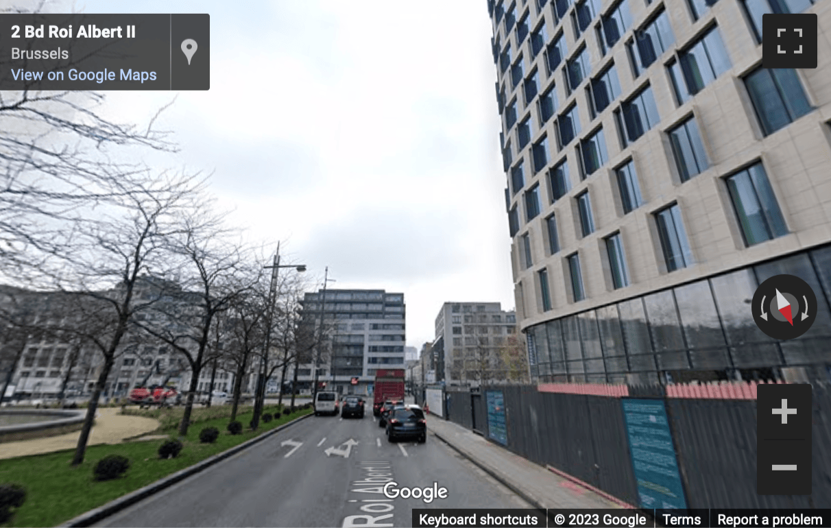 Street View image of Boulevard Baudouin 30, Brussels