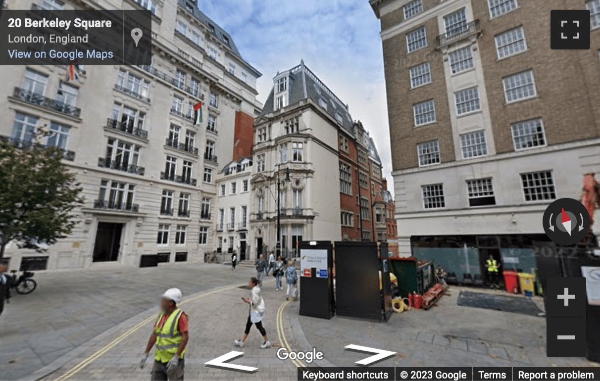 Street View image of 23-24 Berkeley Square, London