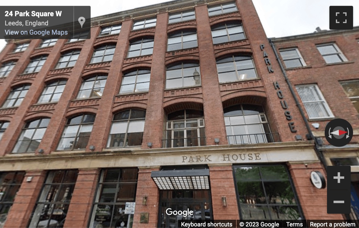 Street View image of Park House, Park Square West, Leeds, West Yorkshire