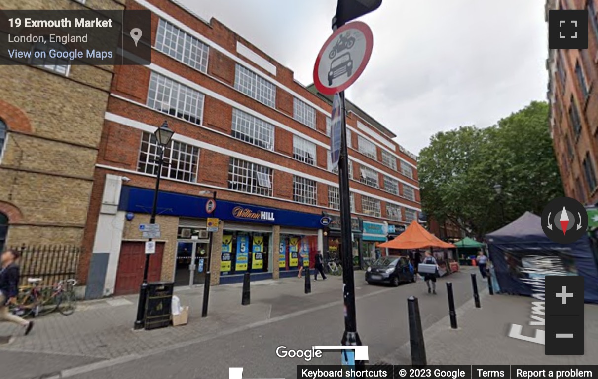 Street View image of Exmouth House, 3/11 Pine Street, Islington