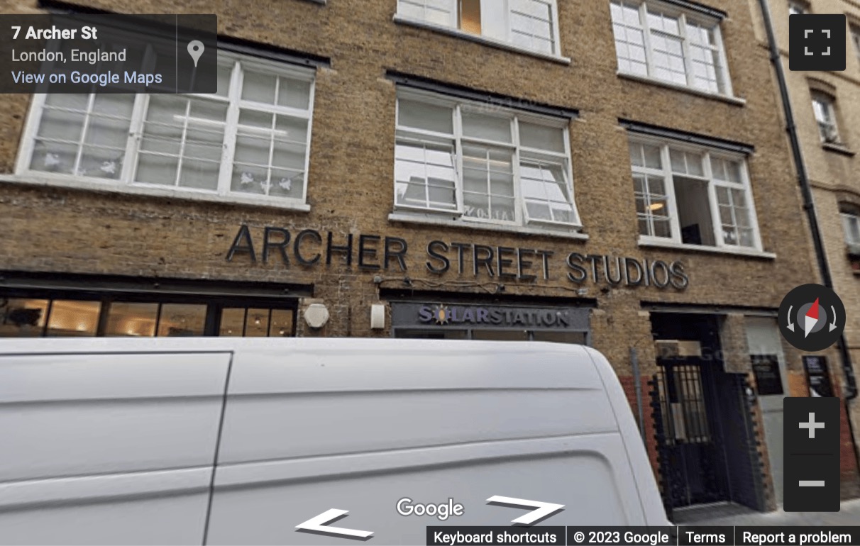 Street View image of Archer Street Studios, 10/11 Archer Street, London