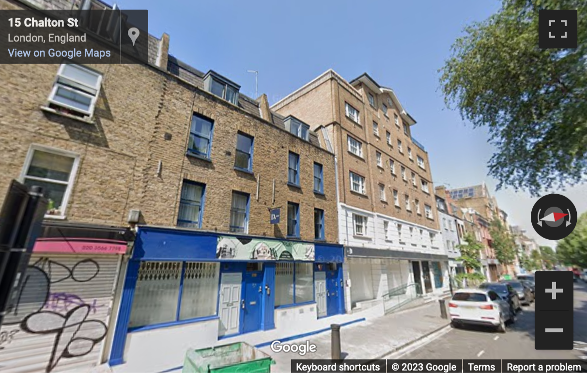 Street View image of 17 Chalton Street, London, NW1