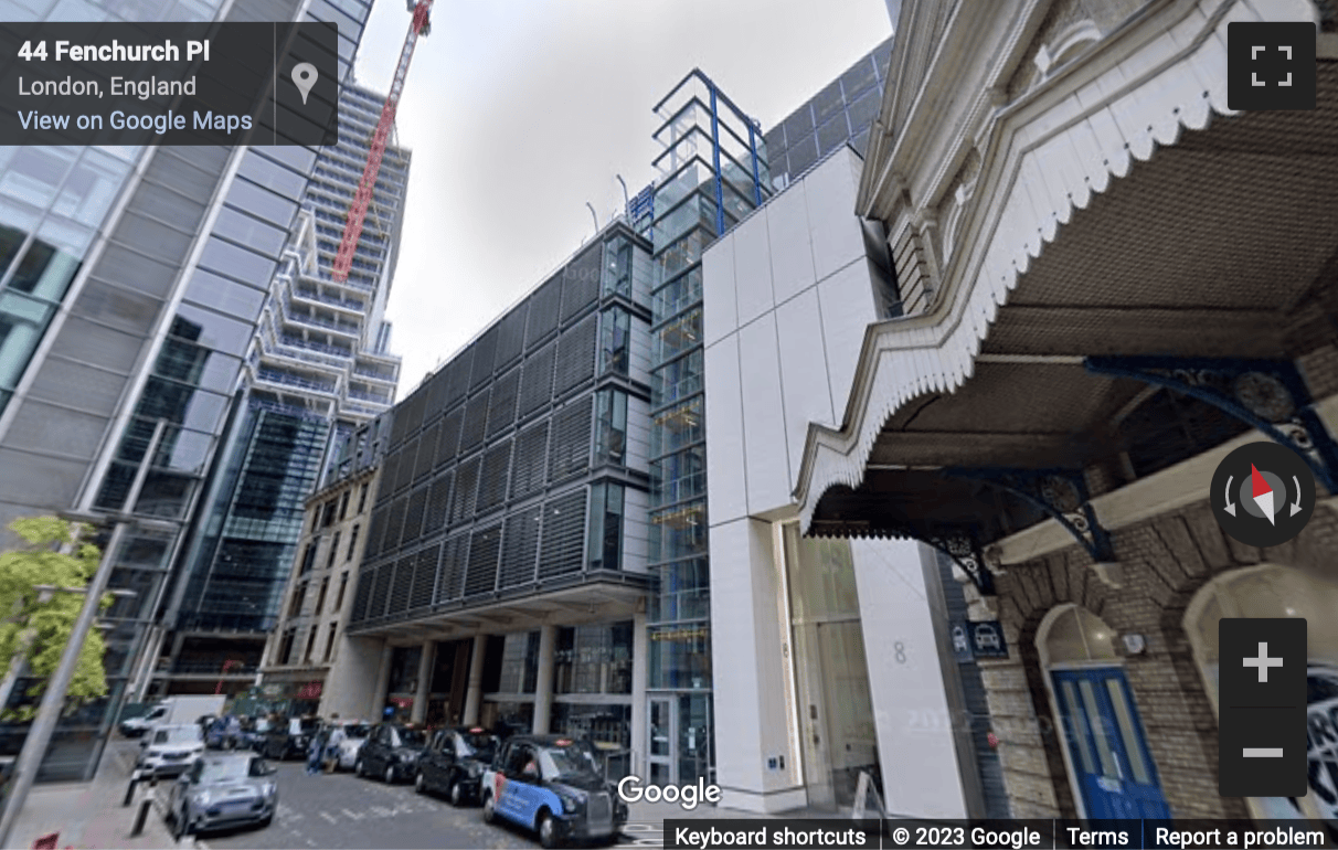 Street View image of 8 Fenchurch Place, London