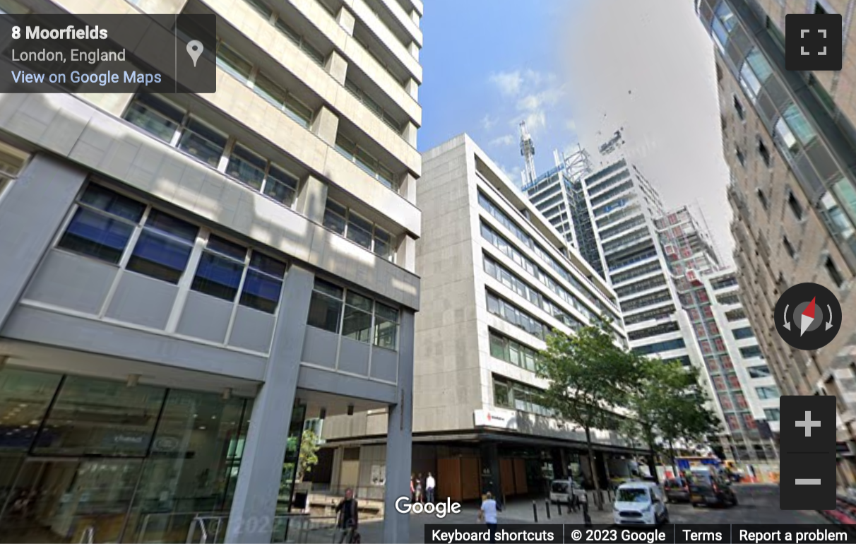 Street View image of Tenter House, Moorgate, London